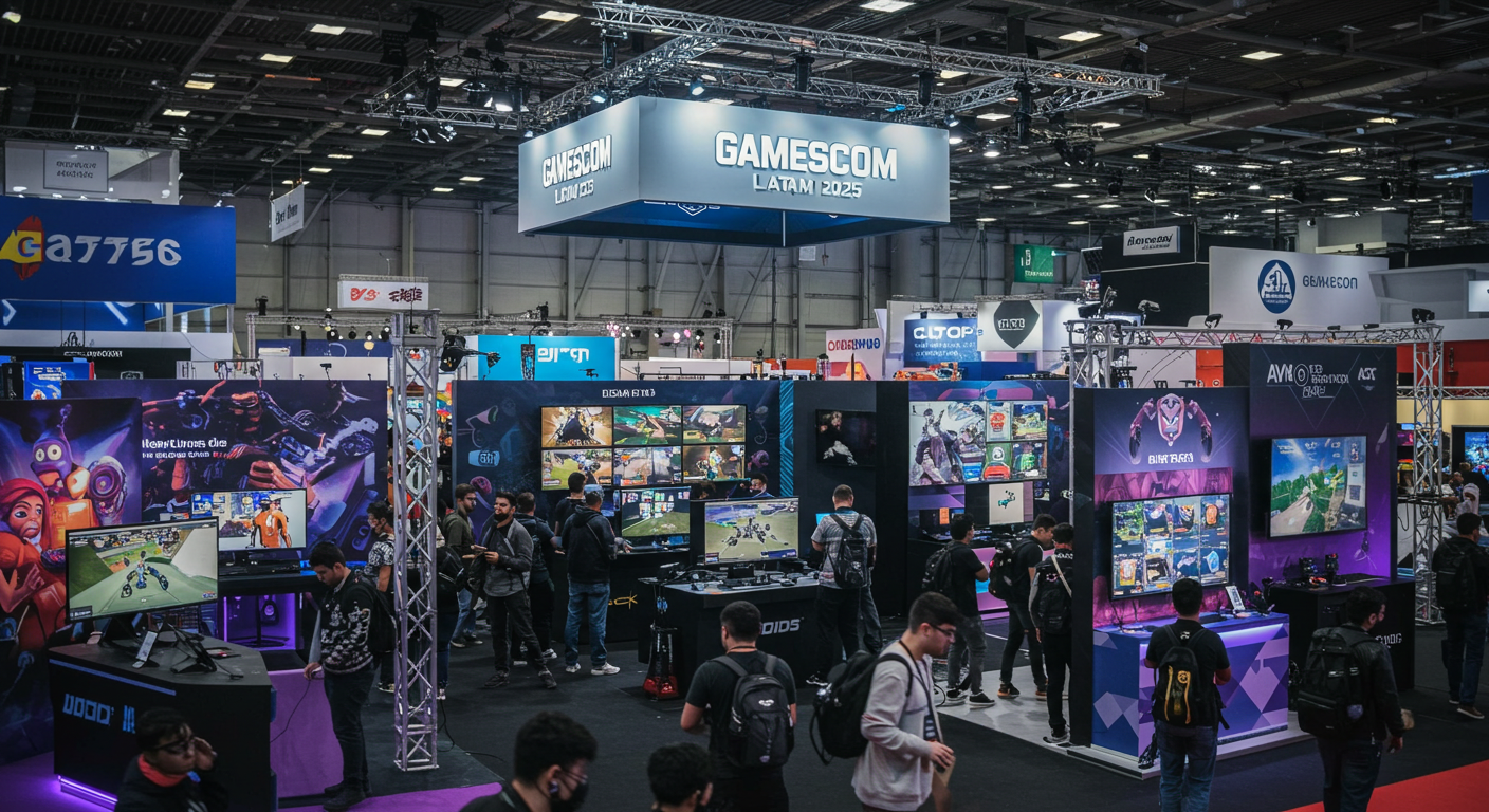 Gamescom Latam 2025: Maior Feira de Games Chega ao Brasil em Abril